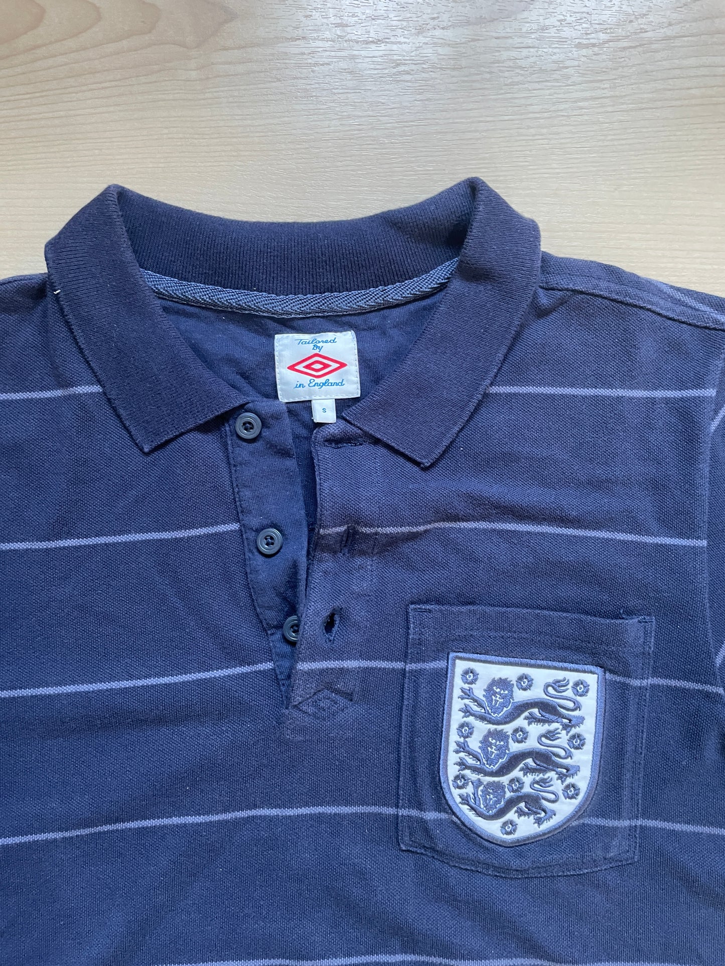 England Umbro Polo T-Shirt S